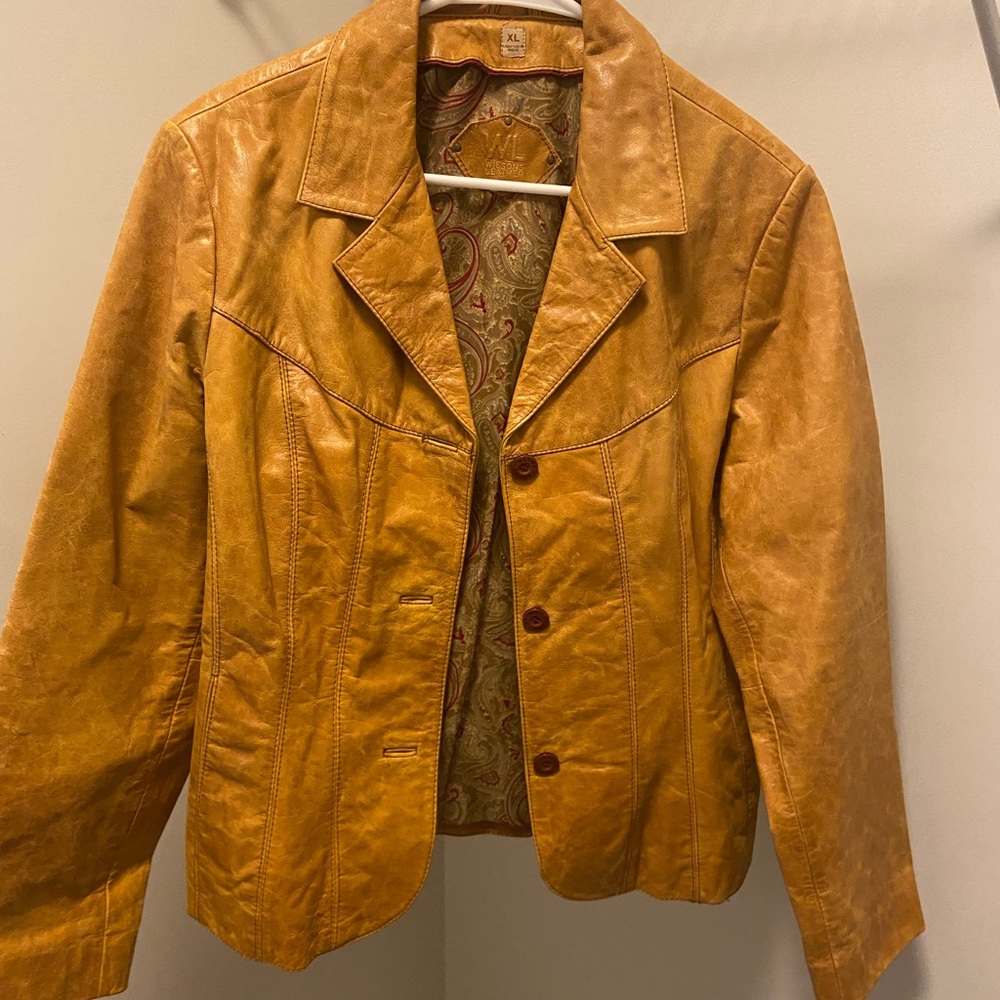 Leather jacket